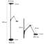 Southa 185 H cm Torchiere Floor Lamp