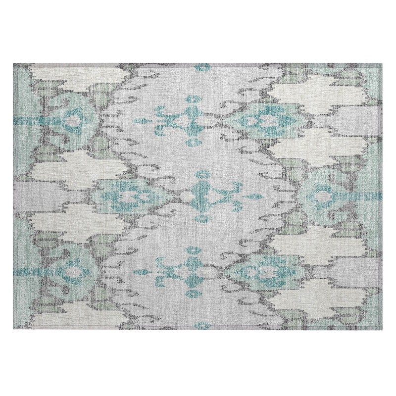 Washable Indoor / Outdoor Rug, Rectangle 1'8" x 2'6"