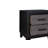 SOLUTO GREY AND BLACK NIGHTSTAND