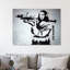 Mona Lisa Bazooka II by Banksy - Wrapped Canvas Print-1633685205