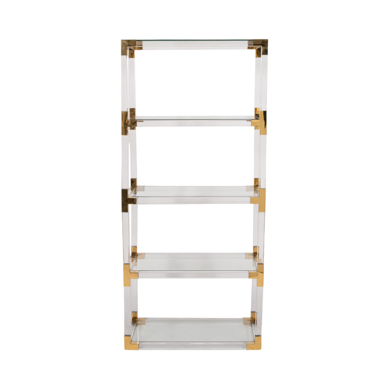 Newnam 66" Felix Acrylic Bookshelf/Kd