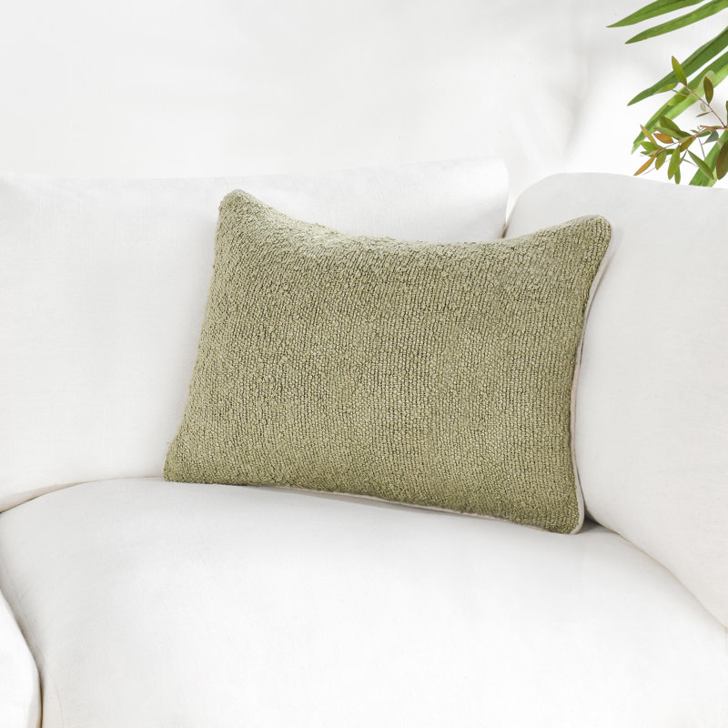 Sava Pillow Cover & Insert, Ivory, Square