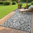 Waterproof Indoor Outdoor Rug Large Reversible Plastic Straw Patio Rug, UV-Resistant Vintage Medallion Carpet, Easy-Cleaning RV Mat for Deck-240935763