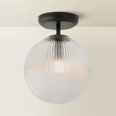 Springlake Glass Semi Flush Mount