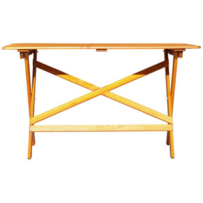 Arlot Rectangular Pine Outdoor Dining Table , 193.04cm cm W 317.5cm cm D