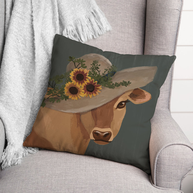 Outdoor Reversible Throw Pillow