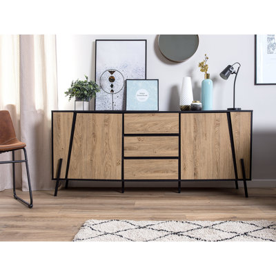 Zaiden 177 Cm Wide 3 Drawer Sideboard