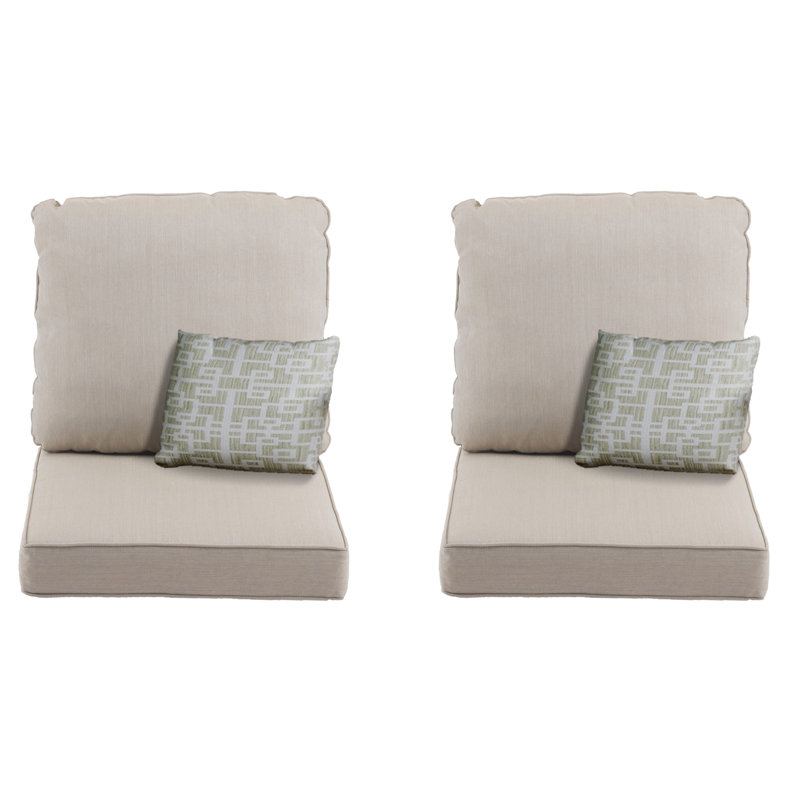 Outdoor 5'' Seat / Back Cushion, Light Gray