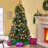 7' Noble Hinged Tree With 500 Multilights-UL,Dia:48