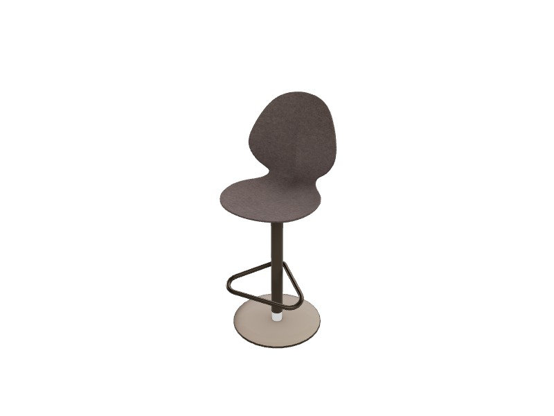 Basil Adjustable Stools, Matt Bronze
