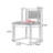Black Solid back side Chair(Set of 2)