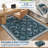 Area Rugs for Living Room ,Vintage Area Rug Indoor Washable Taupe Rug Boho Distressed Retro Carpet for Living Room Non Slip Indoor Low Pile Soft Bedroom Dining Room Home Office-682333129