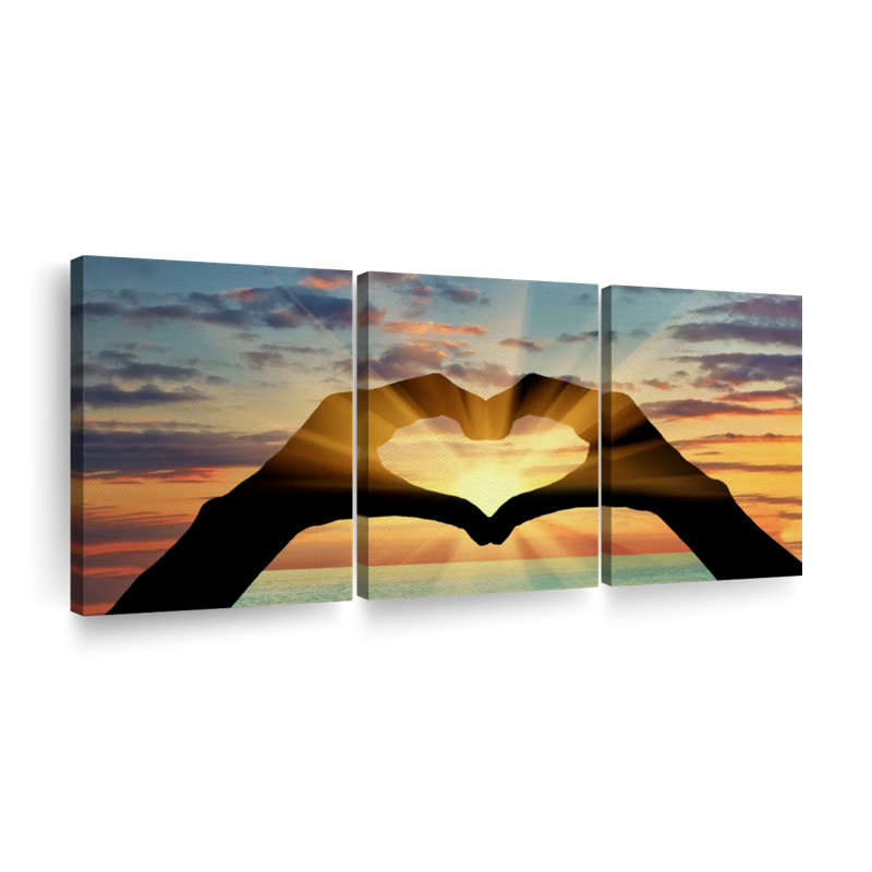 Love 3 pièces, H 26 po x l 12 po x P 1 po