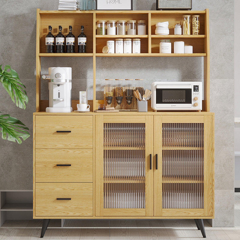  Jennylee 62'' Kitchen Pantry, Wood