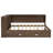 Full Size Wood Daybed With Led, , Trundle - Antique Color, Spacious Layout Drawer Storage, Socket, And Design-1092852523