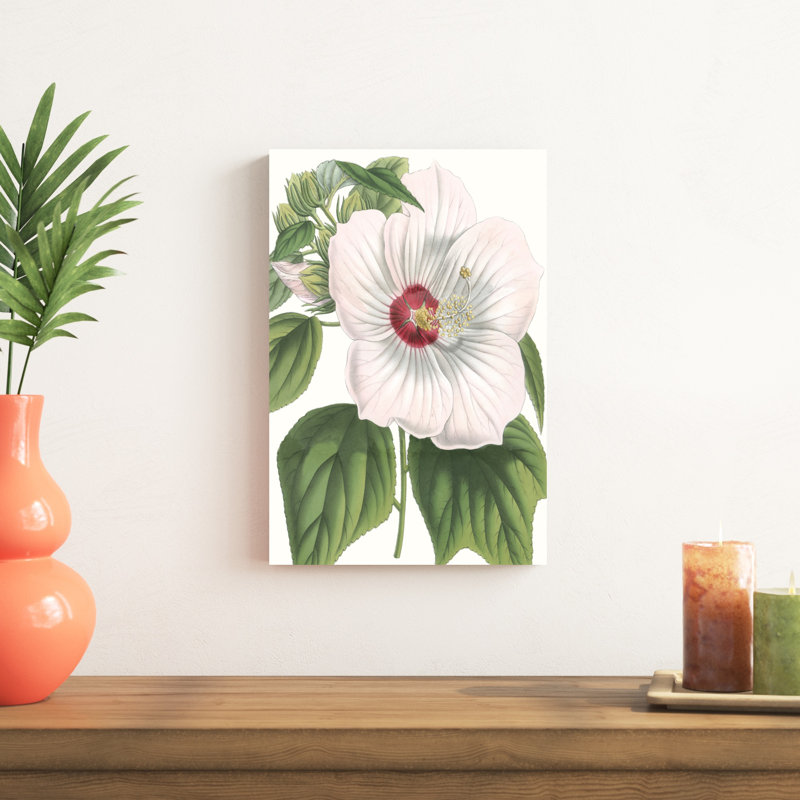«Floral Beauty IV», peinture sur toile, H 18 po x l 12 po
