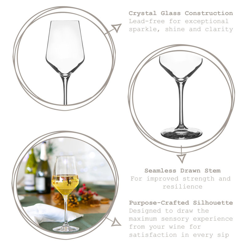Forcier 365ml White Wine Glass, 6