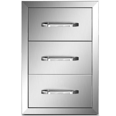 15.7'' Stainless Steel Drop-In Drawers
