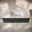 Ensemble de meuble-lavabo mural noir 48 po avec comptoir Cascade-923974516-923974283-923974280