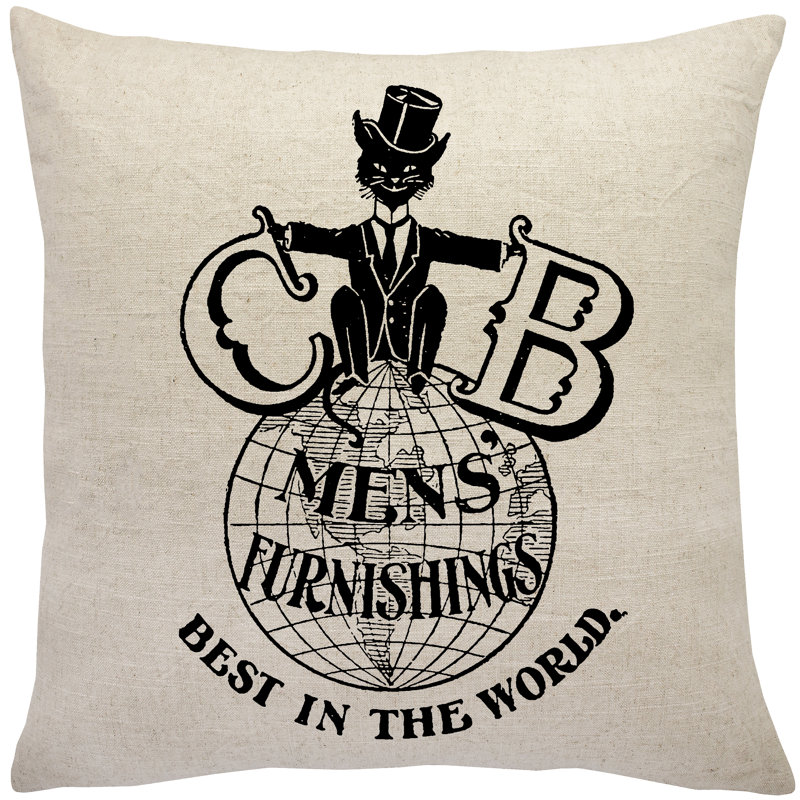 Linen Reversible Throw Pillow