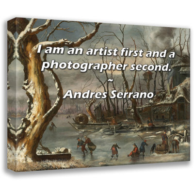 Toile tendue de la grande galerie Astoria par Andres Serrano: «Je suis d'abord artiste et photographe