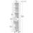 66.9"tall Bathroom Cabinet With Adjustable Shelves, Doors, Open Compartment & Drawer, Slim Storage Organizer For Small Spaces, Bathroom, Living Room