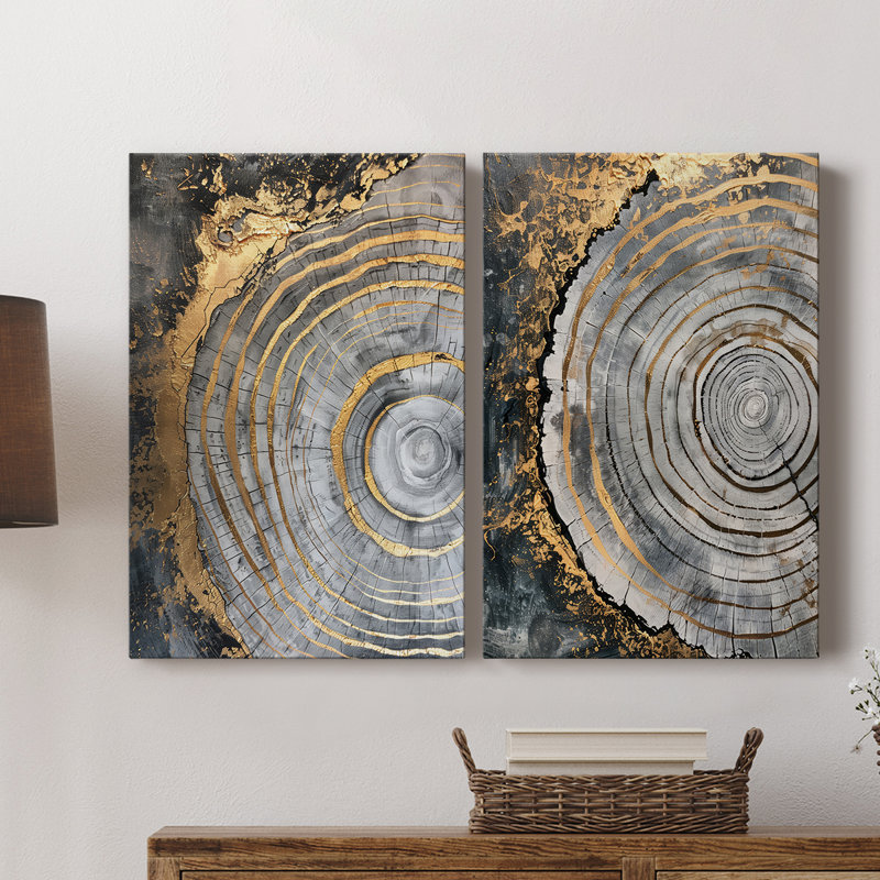 ABSTRACT Series CCXLI-Premium Gallery Wrapped Canvas -Ready to Hang, 18" H x 24" W