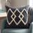 Modern Tufted Diamonds Cotton Throw Pillow
