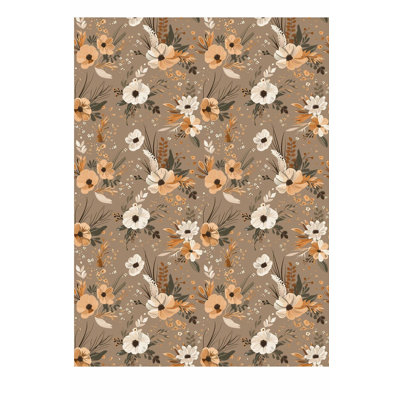 Motif floral d'automne sans cadre VI