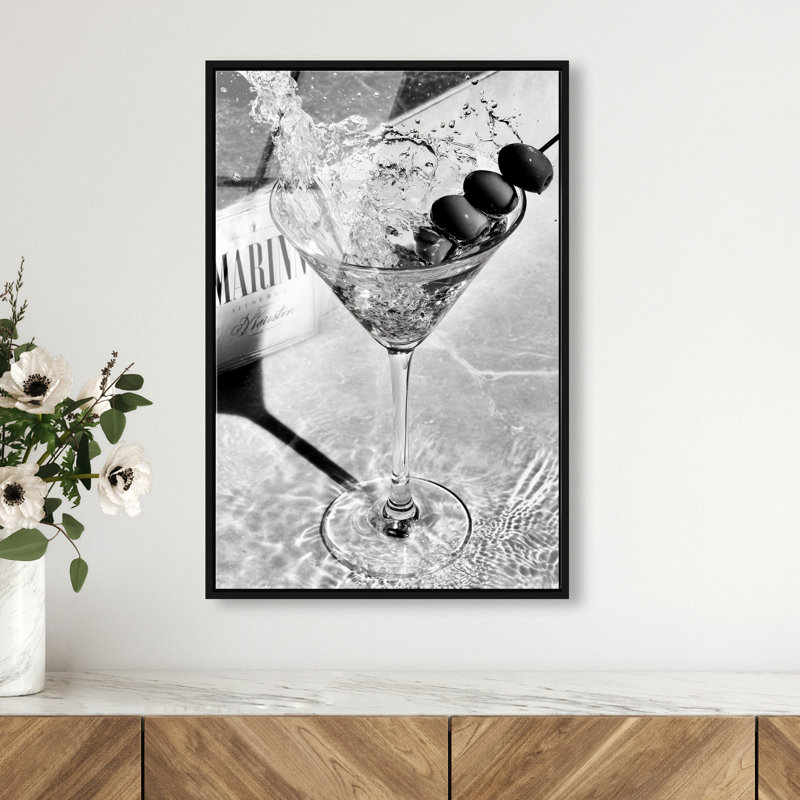 Chill Time II Print by Oliver Gal, 16"H x 11"W, Black Floater Frame
