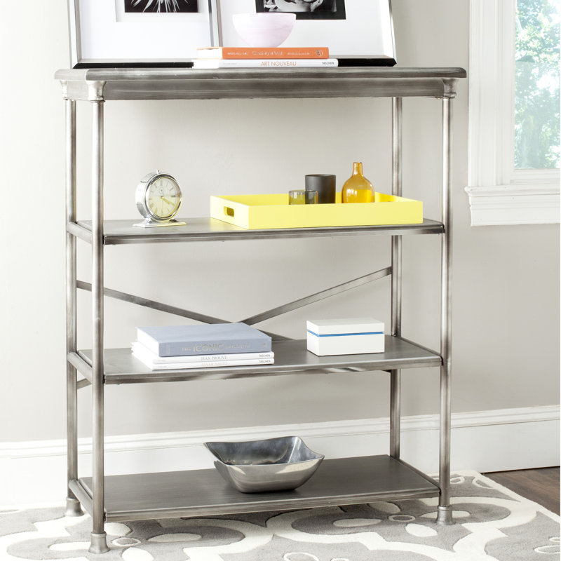 Pinnell Etagere Bookcase, (4 Shelves) 46” H x 38” W x 17”D