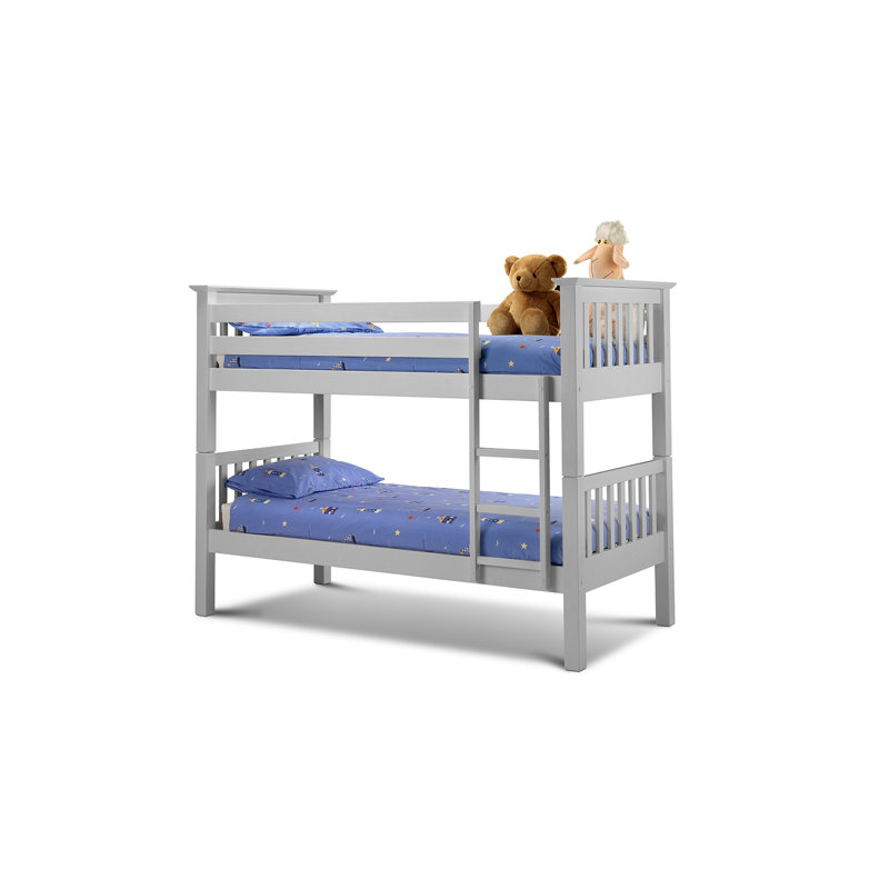 Scoggins Single (3') Bunk Bed, Dove Grey