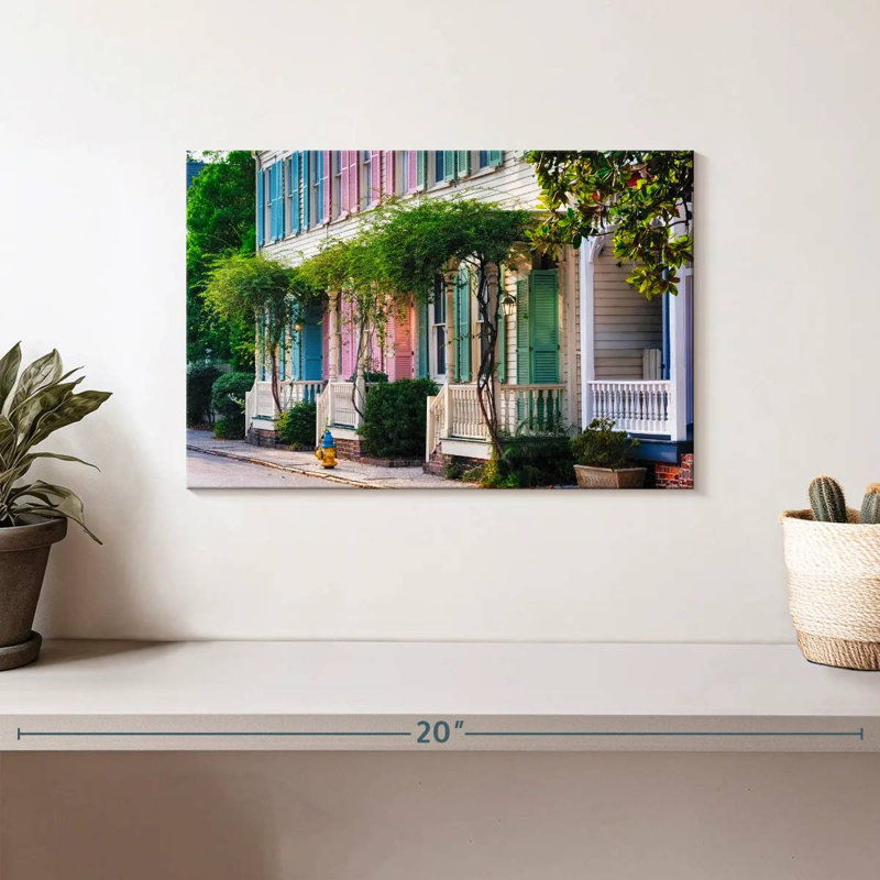 Historic Row Houses, 8" H x 12" W
