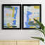 Rorschach Rainbow I - ensemble de 2 impressions encadrées sur toile-1605600608-1605600607