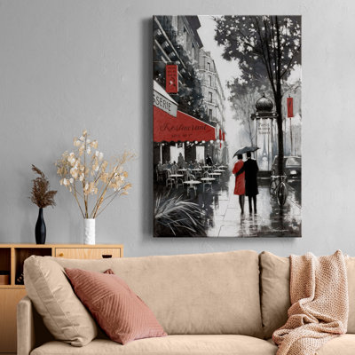 " Rainy Paris II " Painting
