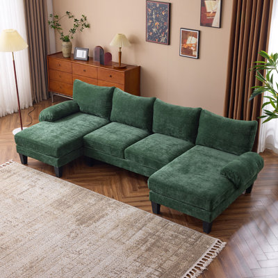 Outopee 110 po Canapé modulaire en U avec coussins