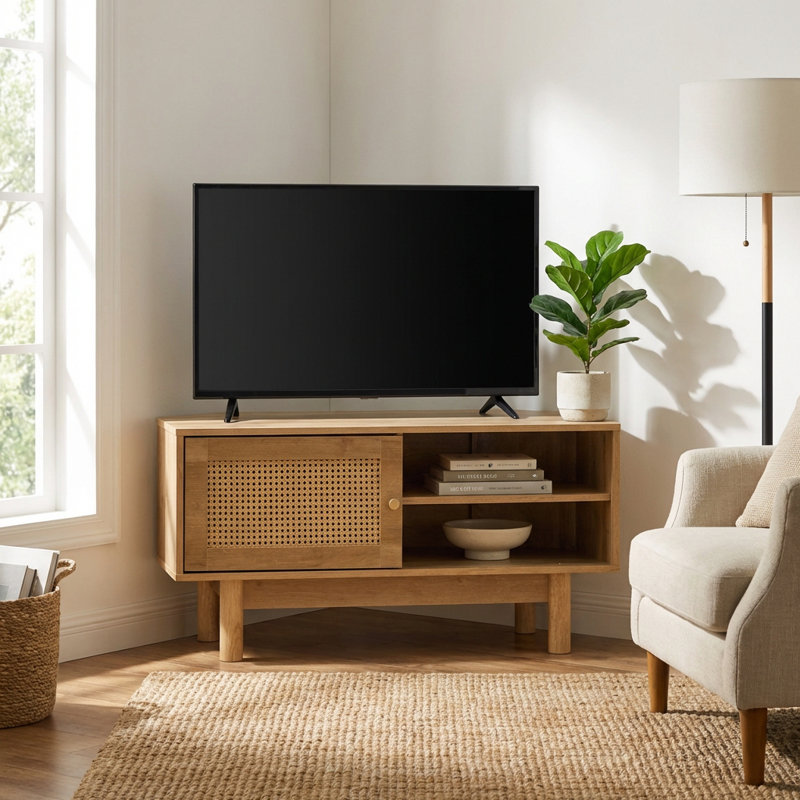 Corner TV Stand for TVs up to 49"