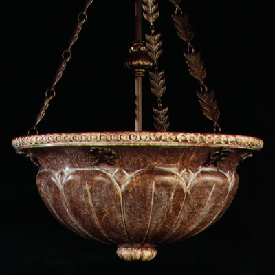 Digiovanni 3 - Light Uniform Flemish Bowl Pendant