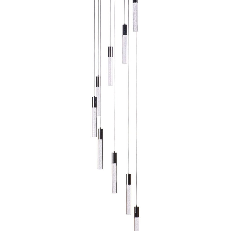 Lustre cylindrique à DEL 9 lumières Hopwood