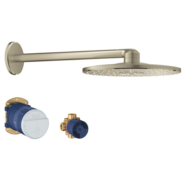 GROHE 26502EN0 Rainshower™ Smartactive Multi Function Fixed Shower Head with SpeedClean Nozzles
