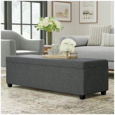 Lincoln Extra Large Storage Ottoman Bench