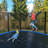 Gymax 12 Ft Outdoor Trampoline Bounce Combo W/safety Closure Net Ladder