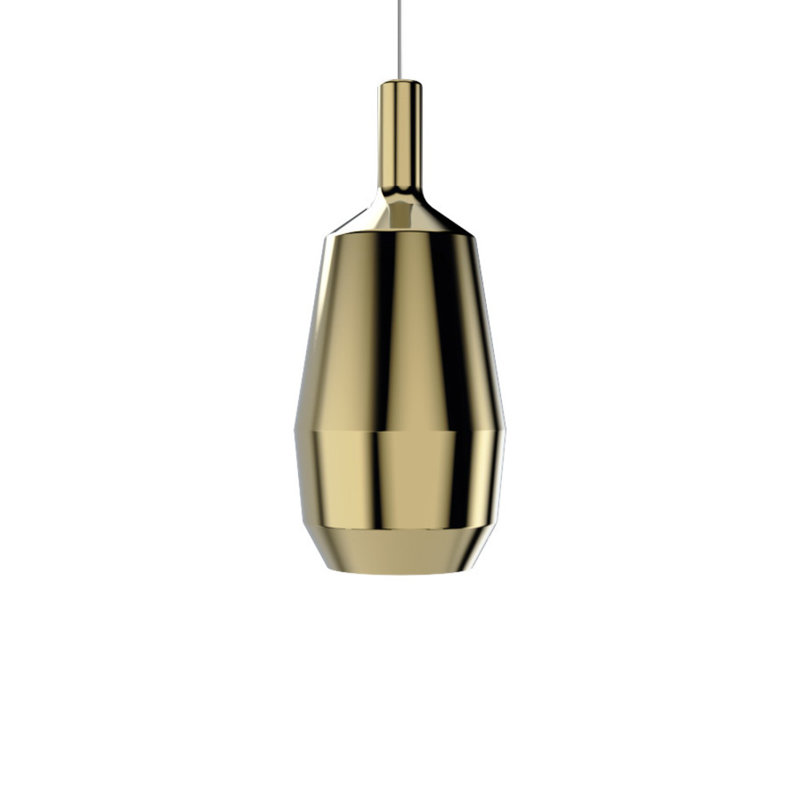 MOM 1 - Light Pendant, Titanium, Gold