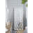 24" X 60" Distressed White Floor Mirror