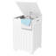 Wood Laundry Bin with Handles