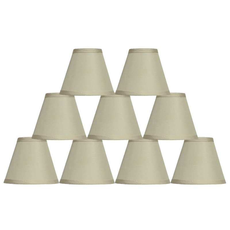 5'' H Satin Empire Lamp Shade, Beige