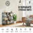 40-Inch Wide 8 Cube 3 Tier Industrial Open Shelf Bookcase with Metal Frame, Rustic Oak-114634455-128839330