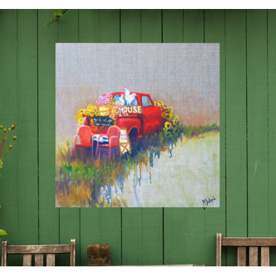 Buster All-Weather Canvas Transportation Wall Decor