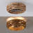 Archer 20.25" 4-Light Coastal Bohemian 6-Speed Metal/Seagrass Mobile-App/Remote-Controlled Lantern LED Ceiling Fan