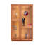 Vitrines en bois massif brun
